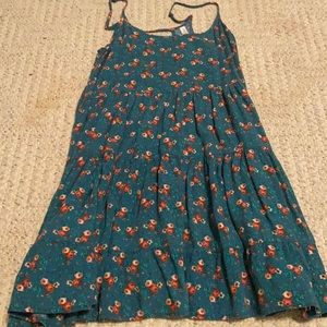 xhilaration Floral Tank Top Mini Dress